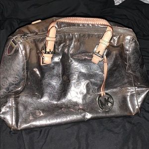 Metallic MK purse